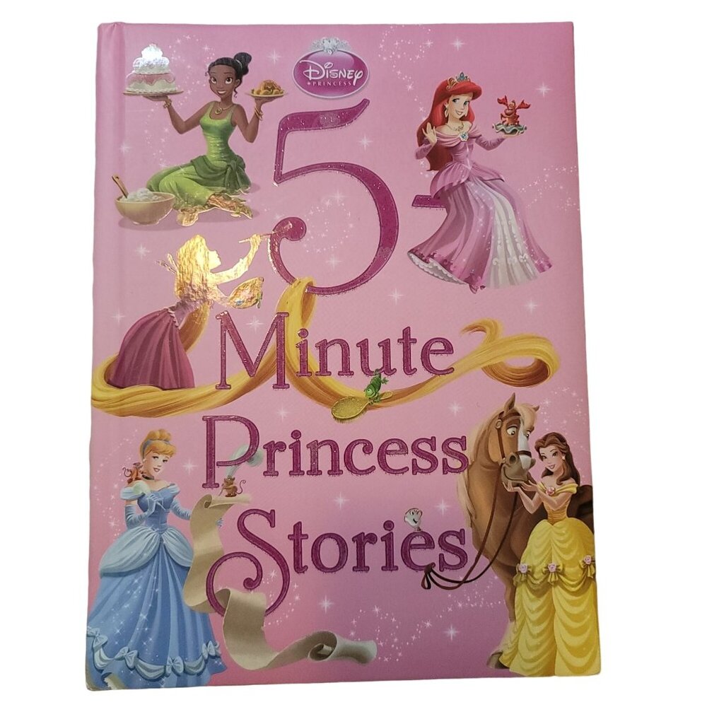 5-Minute Disney Princess Stories Book Hardcover 12 stories isbn-9781368006767